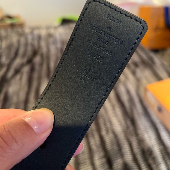 Louis Vuitton Monogram Belt with Gold Buckle - Picture 6 of 6